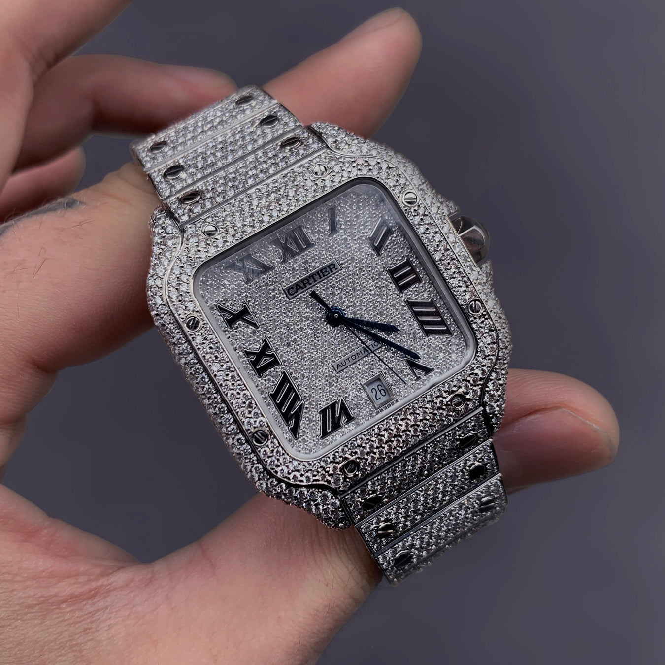 41mm bust down Cartier watch