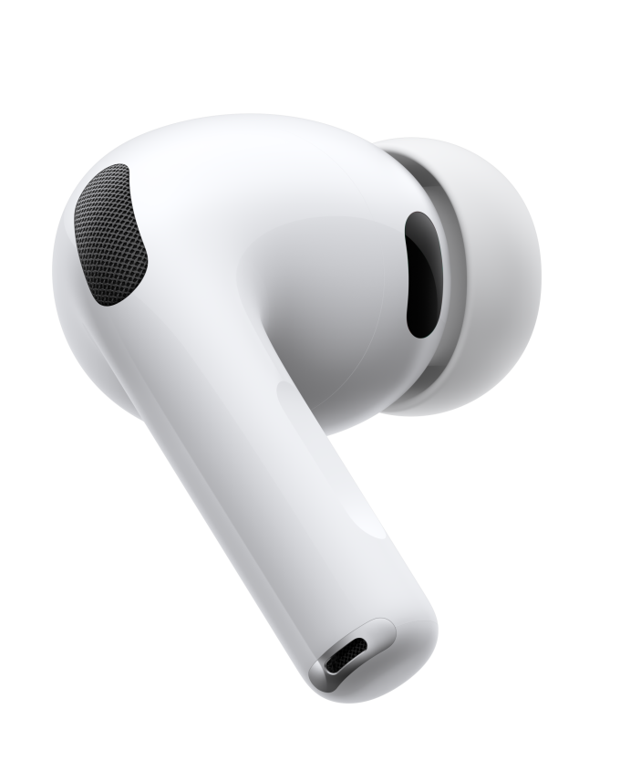 Apple - AirPods Pro 3, Wireless Active Noise Cancelling Earbuds with Heart Rate Sensing Feature - White